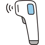 Thermometer Non Contact SVG Icon